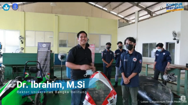 Mobil Bakar Hemat Energi "Tarsius Gv-3" Karya Mahasiswa Teknik Mesin Universitas Bangka Belitung